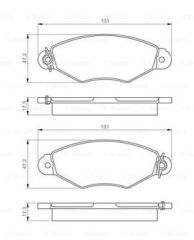 ÖN FREN BALATASI RENAULT KANGOO 97 CLIO SYMBOL 1 98 CITRO N XSARA 97 02 PEUGEOT 306 96 01