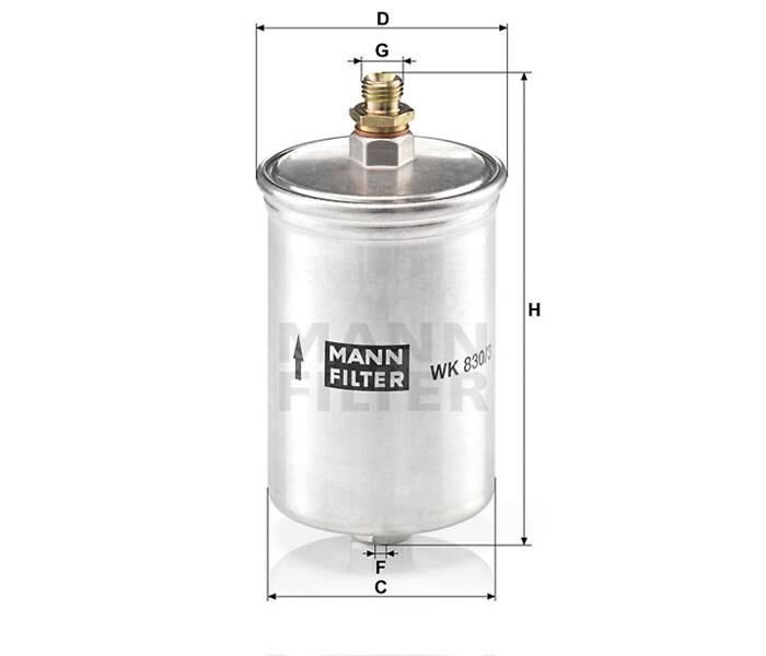 YAKIT FILTRESI MERCEDES M102 M103 M104 W201 W124 W140 C140 R129
