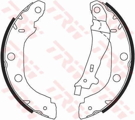 ARKA PABUÇ BALATA KANGOO 1.2 1.5DCİ 1.6 1.9 97 05 NISSAN PRIMERA 1.6 1.8 2.0TD 96-01 228x42