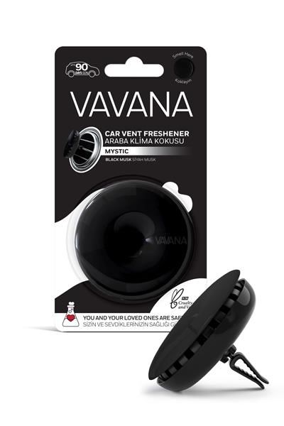 SPIN ARABA KLİMA KOKUSU MYSTIC SİYAH MİSK 9cm-3cm-17cm