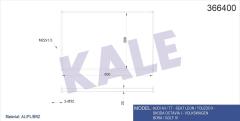 SU RADYATÖRÜ AUDI A3-TT-SEAT LEON-TOLEDO 2-SKODA OCTAVIA 1-VW BORA-GOLF 4 1.6 1.8T 1.9TDI 98 MT AC NAC BRAZING 650x398x22 1J0121253J-1J0121253N-1J0121253Q-1J0121253AT-1J0121253R