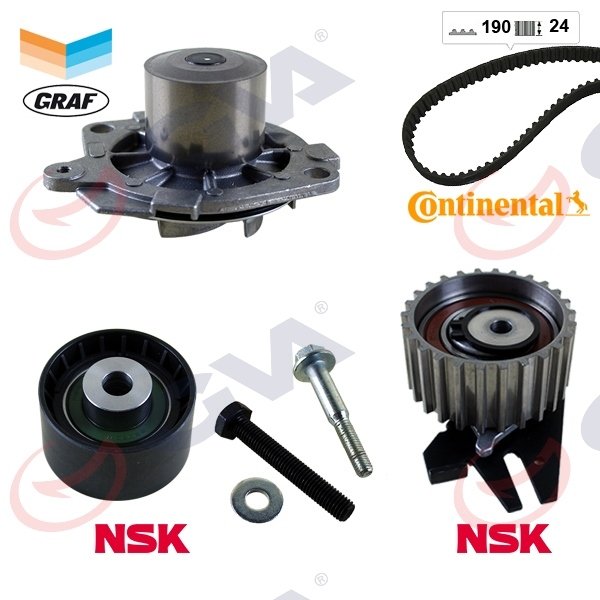 DEVİRDAİMLİ TRİGER SETİ 190x240 BRAVO 96 DOBLO 01 MAREA 99-02 -IDEA 04 1.9JTD KTB317