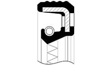 EKSANTRİK MİLİ KEÇESİ ALFA ROMEO 75-145-147-155-156-159-GT-GTV