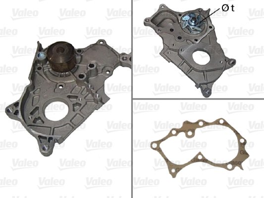 x DEVİRDAİM SU POMPASI TOYOTA AVENSIS 2.0D 99-03 COROLLA 2.0D 00-02