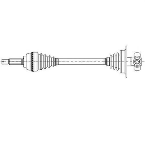 x AKS ÖN SOL CLIO 2-KANGOO 2 1.5 DCI 02 ABS Lİ