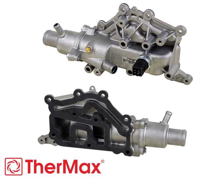 TERMOSTAT KOMPLE GÜÇLENDİRİLMİŞ ALÜMİNYUM GÖVDE MÜŞÜRLÜ CLIO 2-LAGUNA 2 1.4-1.6 16V TAHLİYE BORULU
