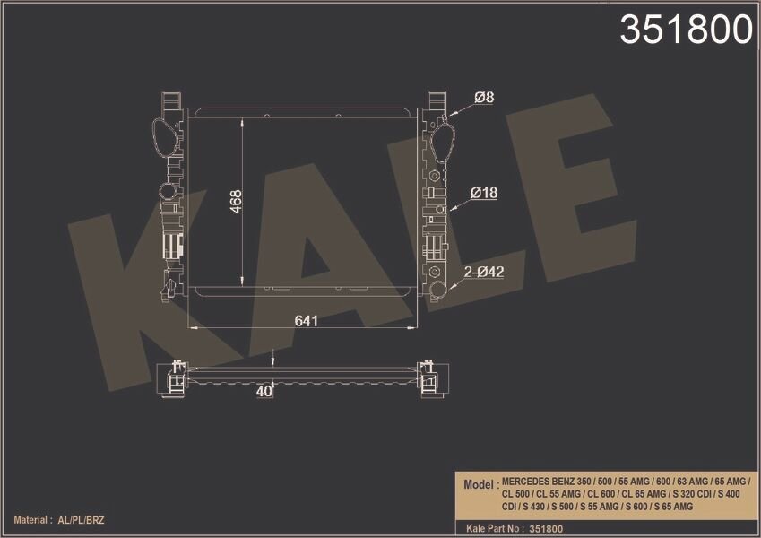 MOTOR SU RADYATORU MERCEDES S-CLASS W220 C215