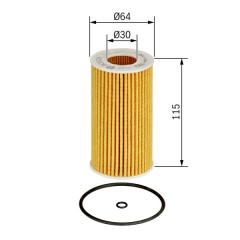 YAĞ FİLTRESİ ASTRA G 2.0-2.2DTI-VECTRA B-C 2.0-2.2DTI-OMEGA B-SIGNUM 2.2DTH 1457429157