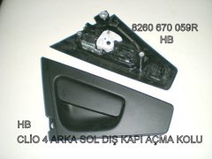 DIŞ KAPI AÇMA KOLU ARKA SOL CLIO 4 HB