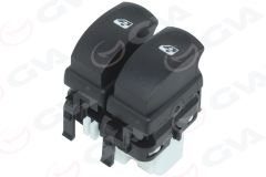 CAM AÇMA/KAPAMA ANAHTARI ÇİFTLİ ÖN SOL RENAULT CLIO 3 05 MODUS 04 10 FİŞLİ
