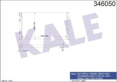 RADYATÖR GOLF 3-LUPO-POLO CLASIC-CADDY 2-CORDOBA-IBIZA 2-1.6-2.0 16V-1.9 TDI AC MEK AL/PL/BRZ