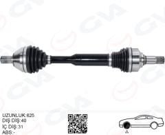 ÖN AKS KOMPLE SOL VOLVO XC60 1 15>17 D4-D3 MANULE 6 VİTES