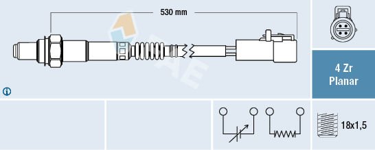 OKSIJEN SENSORU FOCUS CMAX 04 FOCUS 2 05 VOLVO C30 07 12 S40 04 S80 1 03 06 XC90 1 275 2.5 T AWD 02 14 2.5T