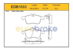 ÖN BALATA ASTRA H 04 MERIVA 03 ZAFIRA 05 CORSA C D 03 COMBO 04 GDB1668-FDB1640-LP1861
