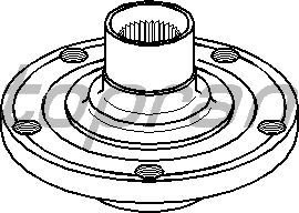 756 ÖN TEKER PORYASI PASSAT-A4-A6 1.6-1.8-1.9-2.0 97-05 -SKODA SUPERB 1.8-1.9-2.0 02-08