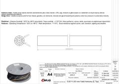 İÇTEN ÖRGÜLÜ BENZİN YAKIT HORTUMU 5.0 mm x 11.0 mm NBR-CR-E TİPİ-MAKARALI