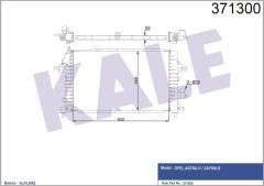 RADYATÖR ASTRA H 1.3-1.7-1.9 CDTİ 04 ZAFIRA 1.7-1.9 CDTI 05 AC KLİMASIZ-KLİMALI MEK 599x368x26