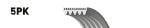 x ALTERNATÖR 5 KAYIŞI RENAULT TRUCKS PREMIUM 96 58398ES