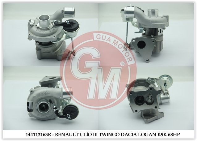TURBO KOMPLE CLIO 2-3-KANGOO 05 LOGAN 07 MODUS 04 TWNG 07 1.5 DCI 68 BG 54359980033