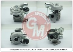 TURBO KOMPLE CLIO 2-3-KANGOO 05 LOGAN 07 MODUS 04 TWNG 07 1.5 DCI 68 BG 54359980033
