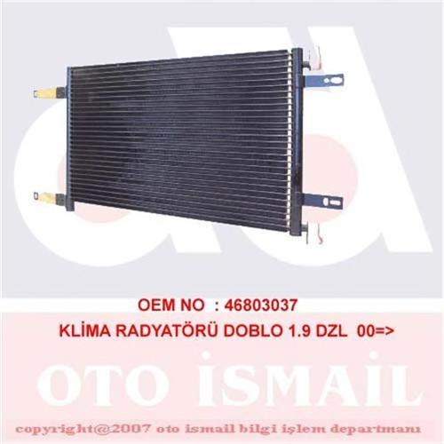 KLİMA KONDENSERİ DOBLO 01 1.9DZL 488x312x18