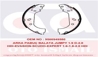 ARKA PABUÇ BALATA JUMPY 95-00 EVASION 94-02 SCUDO 99-06 EXPERT 96 255x60