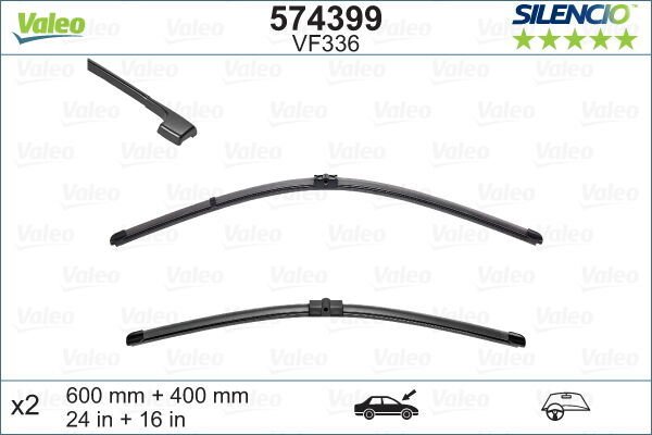 SILECEK SUPURGESI FLAT BLADE X2 BMW E92
