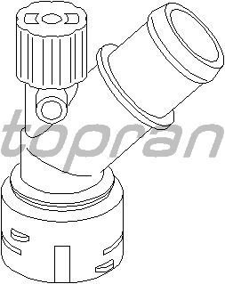 755 TERMOSTAT YUVASI FLANŞI BORA-GOLF 5-POLO-A3-TT 1.9-1.8-1.6 96-05