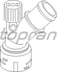 755 TERMOSTAT YUVASI FLANŞI BORA-GOLF 5-POLO-A3-TT 1.9-1.8-1.6 96-05