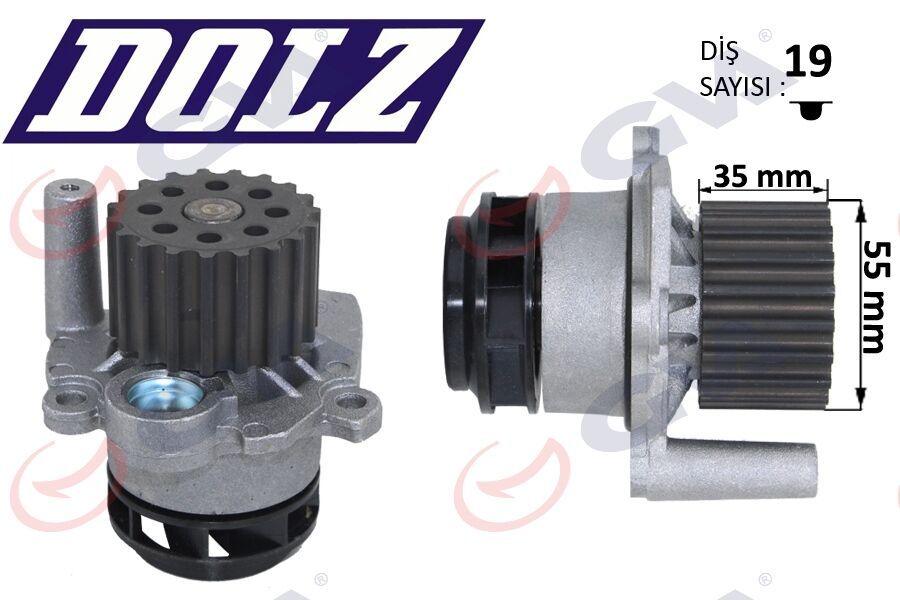 DEVİRDAİM CADDY-GOLF 5-JETTA-PASSAT-POLO-TRANSPORTER T5-FABIA-OCTAVIA-IBIZA 1.9TDI AXB-BJB-BXE 04-10