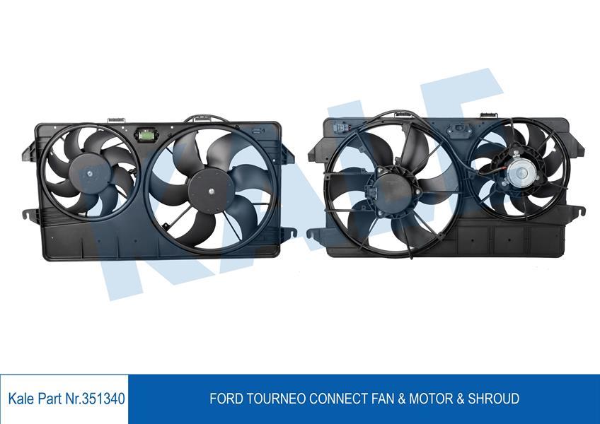 FAN MOTORU KOMPLE CIFT FANLI FORD TOURNEO CONNECT 02 14