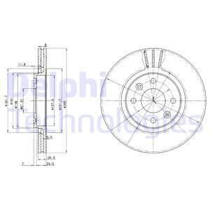 ÖN FREN AYNASI R21 89 94 2.0ie 2.1 D TURBO 264.5x20.5x4DELİK