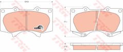 ÖN BALATA PAJERO 3.2 3.8 07 10 LAND CRUISER J12 3.0D-4D 4.0 01/03 10