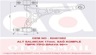 ALT SALINCAK 17mm. SAĞ KOMPLE TMPR-TİPO-BRAVA 90