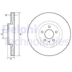 ON FREN DISKI FIAT 500L 12 284x22x44