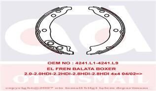 EL FREN PABUÇ BALATA BOXER-2.0-2.0HDI-2.2HDI-2.8D 2.8HDI 98 02 JUMPER98 02 DUCATO 98 02 172x42