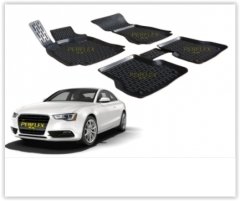 PERFLEX 3D X-MAT HAVUZLU PASPAS ÇEŞİTLERİ SİYAH AUDI A5 2007-2016 3D X-MAT 5 PCS