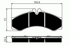 x ÖN BALATA VW LT28 96-6.06 LT35 96-6.06 LT46 96-6.06 SPRINTER 96/5.06