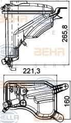 RADYATOR YEDEK SU DEPOSU BMW N43 N45 N46 N51 N54 N20 N53 E81 E82 E90 E88 E91 E92 E93 E84 E89