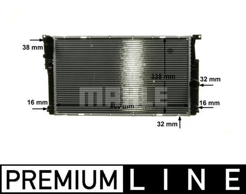 MOTOR SU RADYATORU BMW B38 N20 N26 N55 F20 F30 F32 F34 F36 F22 F80 F82 PREMIUM LINE