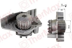 DEVİRDAİM PARTNER-BERLINGO 96 JUMPER-SCUDO 96-02 EXPERT 96 PA391 PA911 20 DİŞ-59.5mm-34m