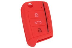 KONTAK ANAHTAR KUMANDA KORUYUCU KILIF SİLİKON KIRMIZI VW POLO-GOLF-PASSAT-JETTA-TIGUAN-TRANSPORTER TOURAN-SCIROCCO-CADDY