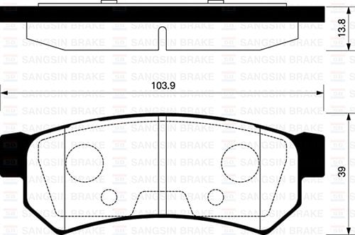 ARKA BALATA LACETTI 1.4 16V-1.6-1.8 03 NUBIRA SEDAN-KOMBI 1.4-1.6-1.8 05 GDB4178