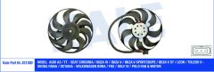 FAN MOTORU PERVANELİ AUDI A3-TT-SEAT CORDOBA-IBIZA 4-5-LEON-TOLEDO 2-SKODA FABIA 220-60W-290mm DAVLUMBAZ YOK