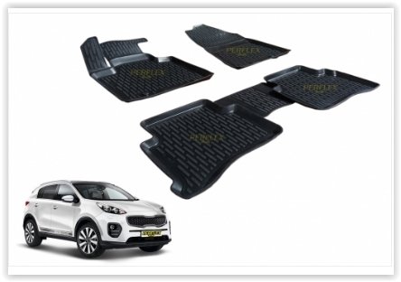 PASPAS 3D X-MAT HAVUZLU KIA SPORTAGE 16 SİYAH