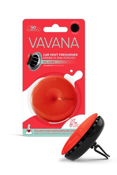 SPIN ARABA KLİMA KOKUSU RELAXED SEDİR AĞACI 9cm-3cm-17cm