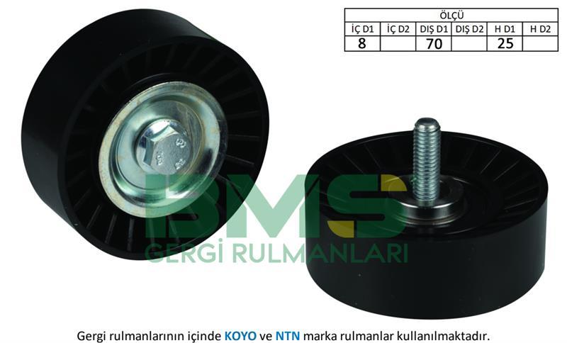 ALTERNATÖR GERGİ RULMANI DUCATO-JUMPER-BOXER 2.5-2.8HDI-2.8 JTD 02 >