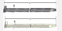4621570 KABLO BAĞI CIRT KELEPÇE 7.8 X 450 MM PK 100 AD SİYAH