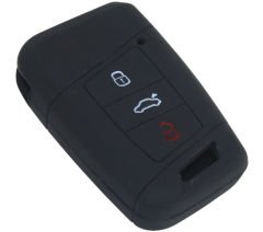 KONTAK ANAHTAR KUMANDA KORUYUCU KILIF SİLİKON SİYAH VW PASSAT B8-ARTEON-TIGUAN-GOLF-SKODA SUPER B KODIAQ-SEAT ATECA