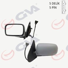 DIŞ DİKİZ AYNASI SOL POLO 94> ELEKTRİKLİ ISITMALI KONVEKS 5 FİŞ VM-184L